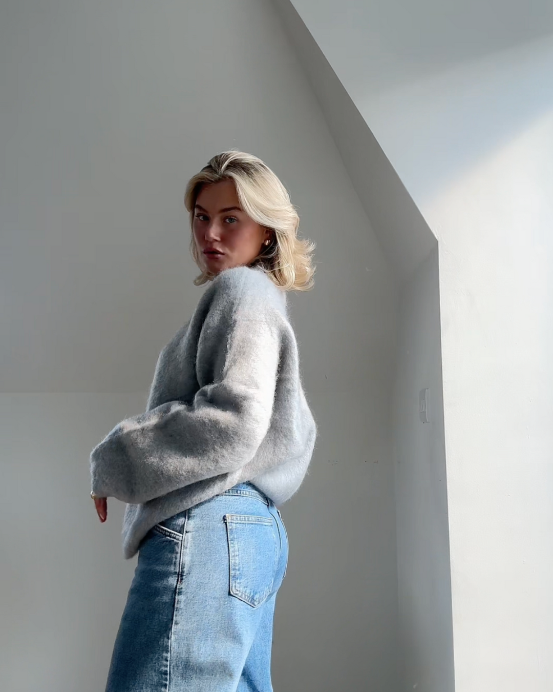 Anastasie - Pull et mélange mohair à col roulé autour