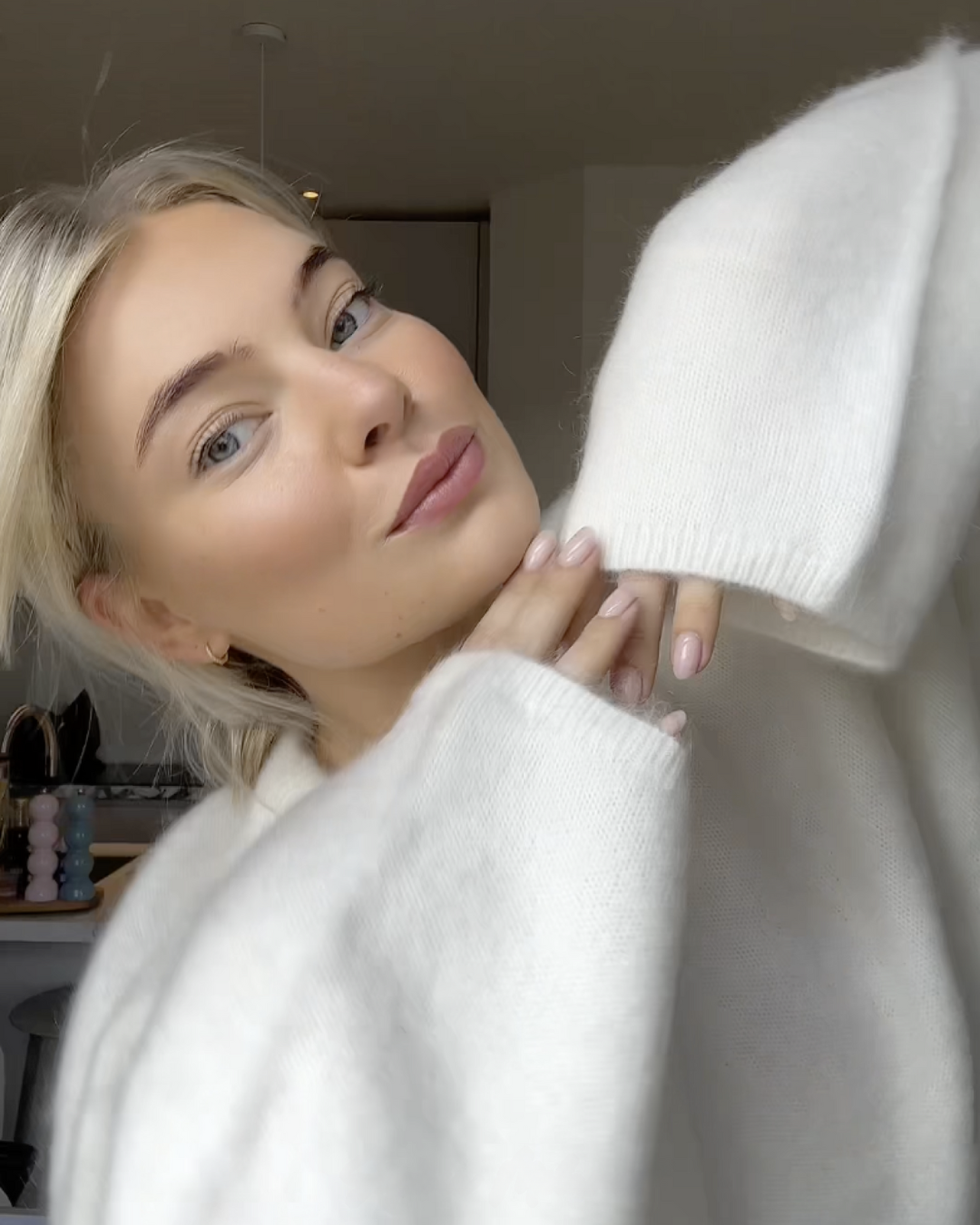 Anastasie - Pull et mélange mohair à col roulé autour