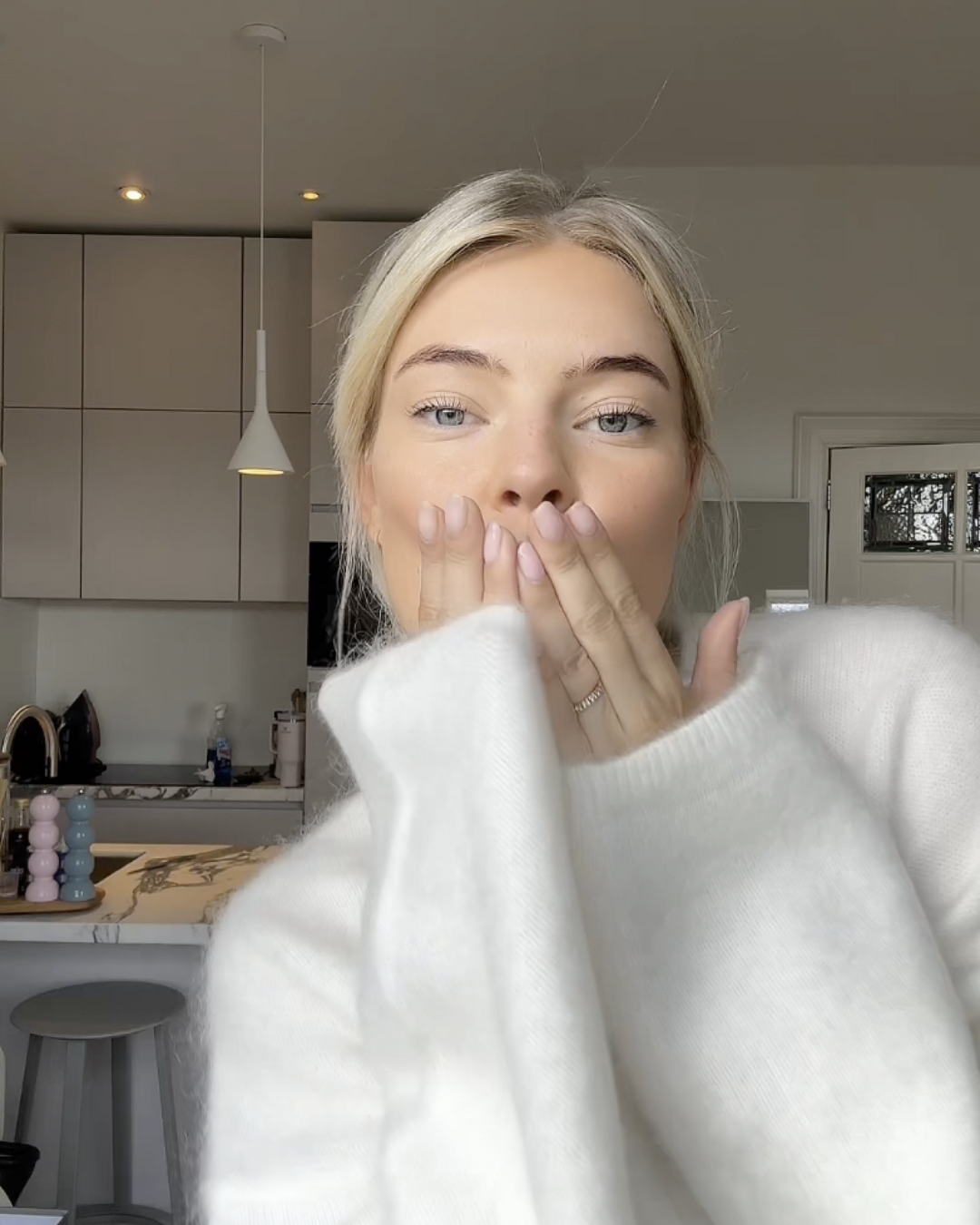 Anastasie - Pull et mélange mohair à col roulé autour