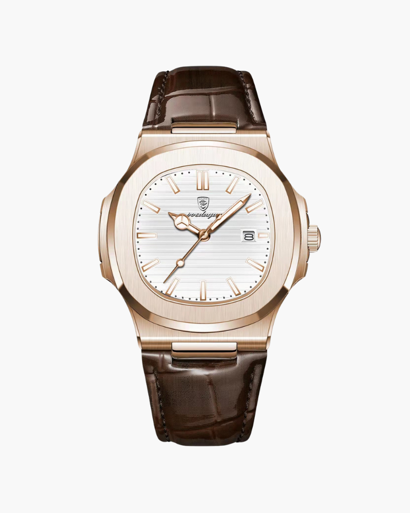 Lisbonne™ | Montre en Cuir – Précision Élégante au Quotidien