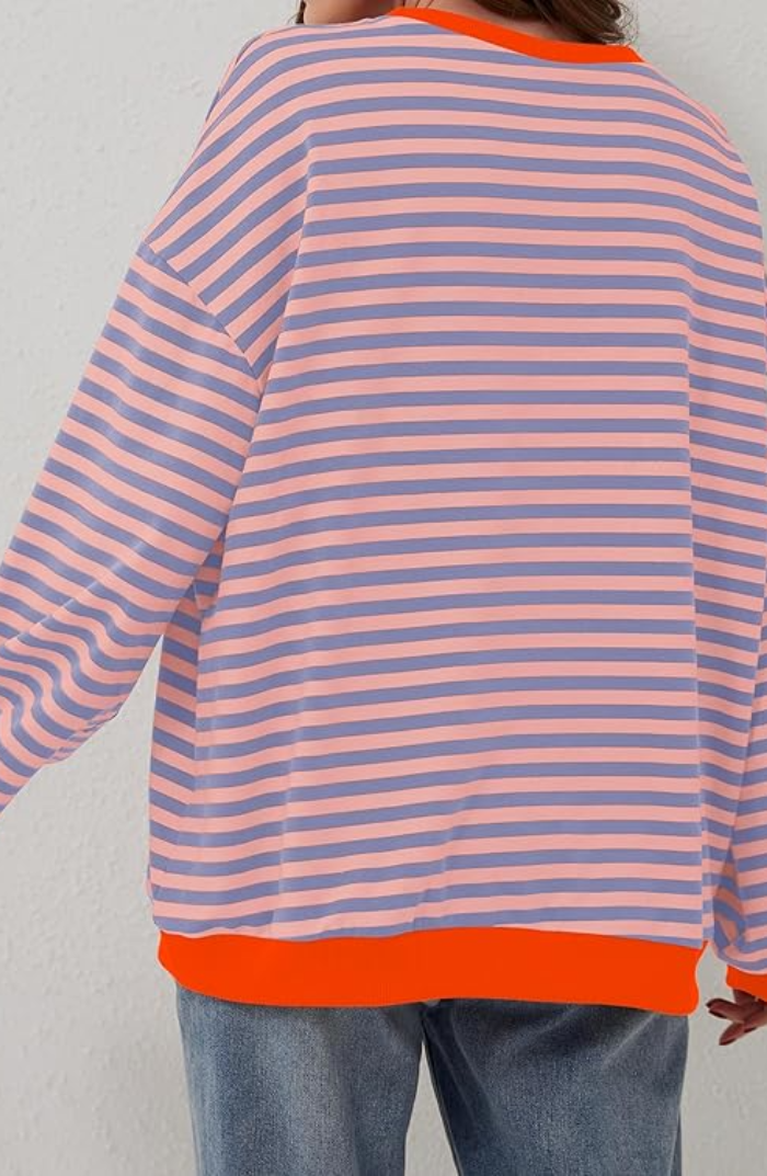 Véronique - Le pull rayé confortable