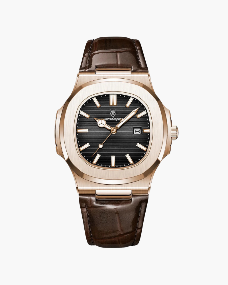 Lisbonne™ | Montre en Cuir – Précision Élégante au Quotidien