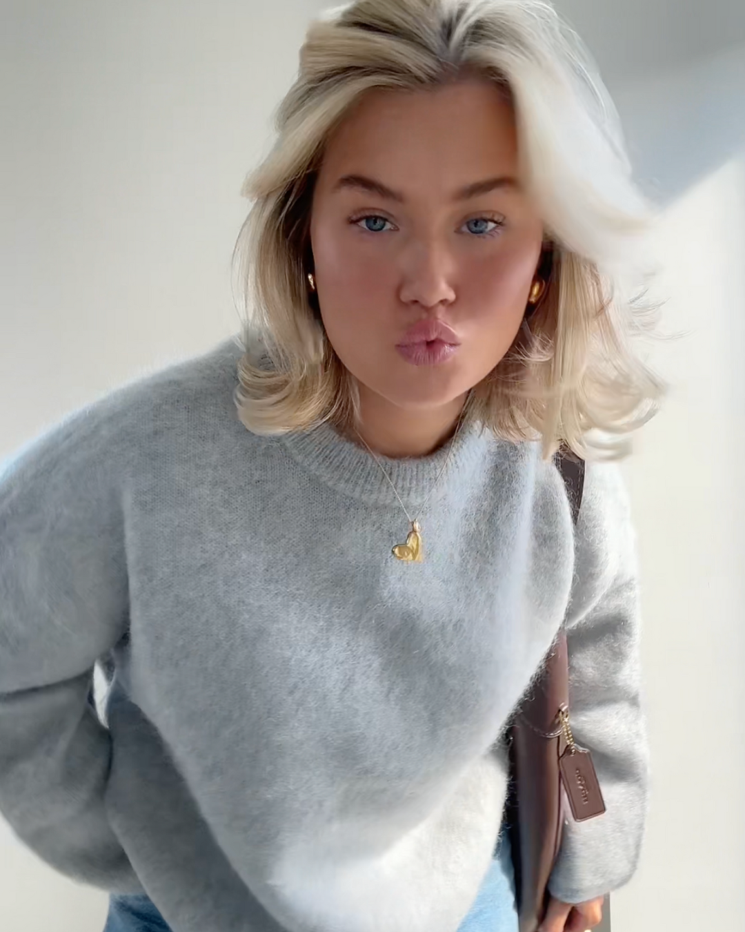 Anastasie - Pull et mélange mohair à col roulé autour