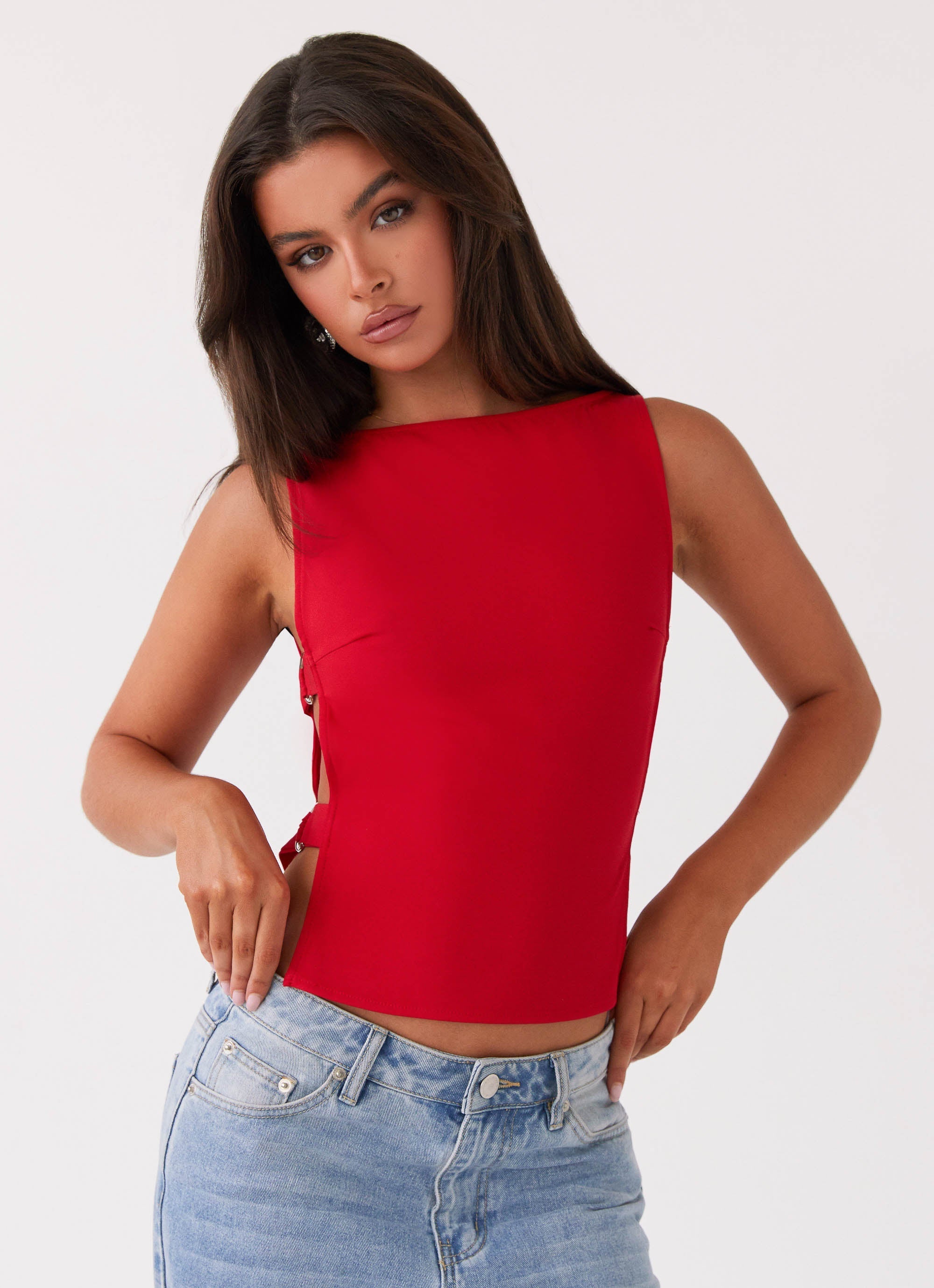 Haut Cherish - Rouge