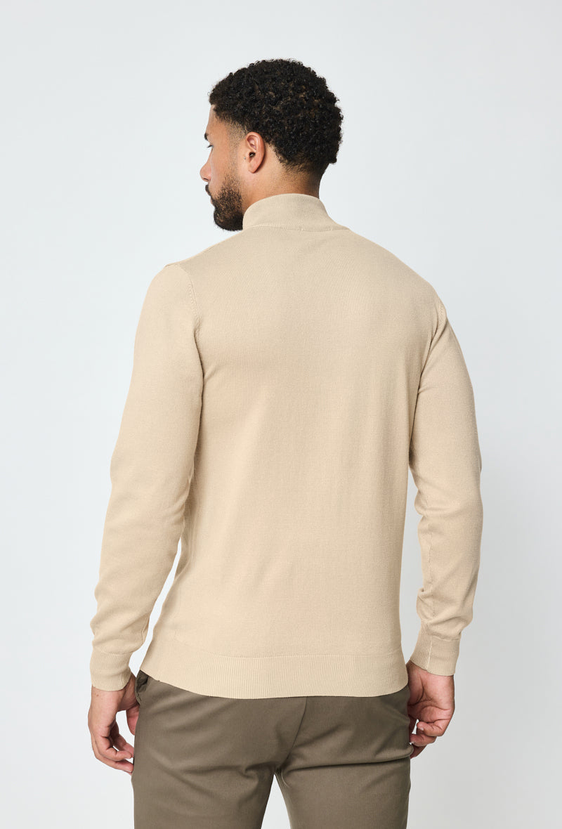 Pull Faro entièrement zippé - Beige