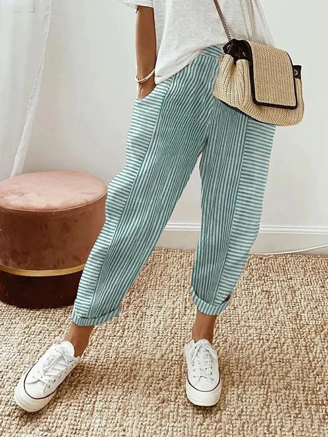 Dorothée | Pantalon en rayonne