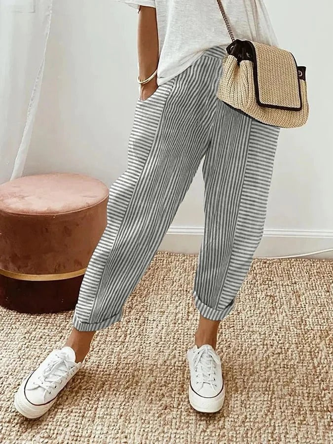 Dorothée | Pantalon en rayonne