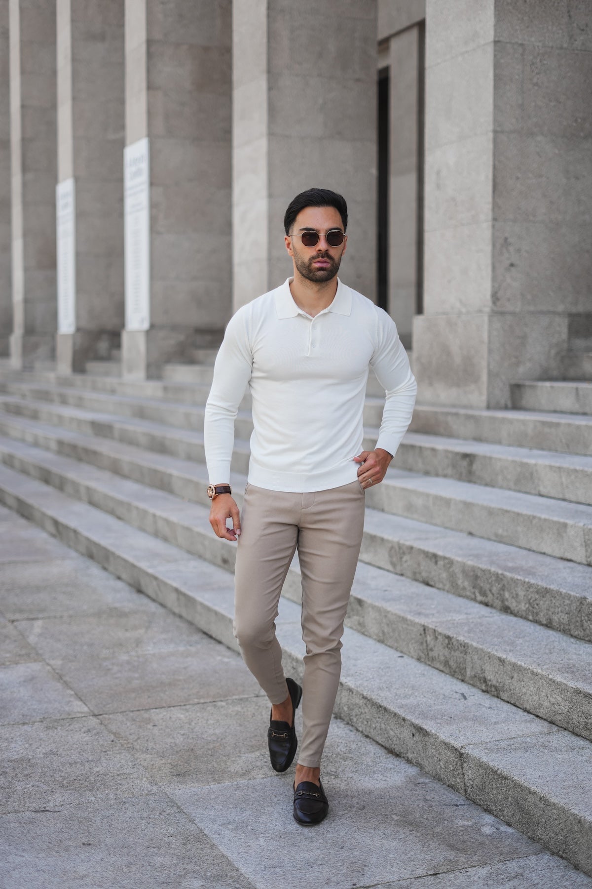 Pantalon extensible Viva - Beige
