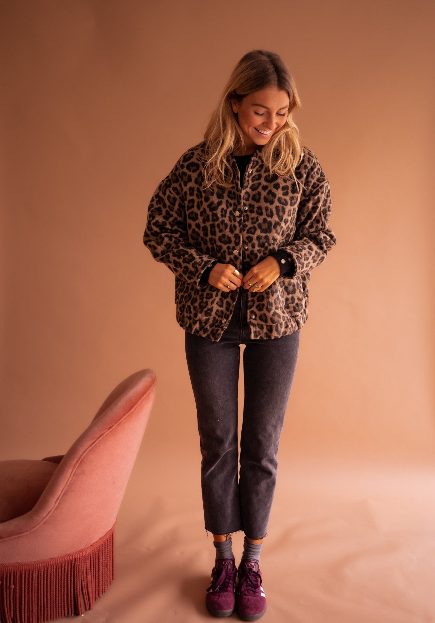 Luna™ | Veste Tendance à Imprimé Léopard