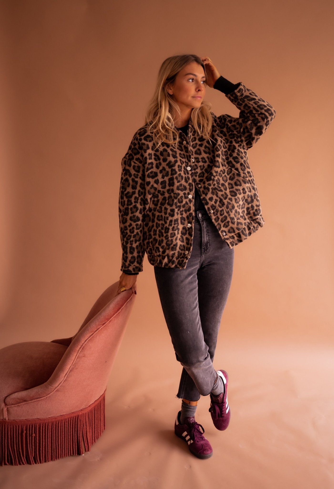 Luna™ | Veste Tendance à Imprimé Léopard