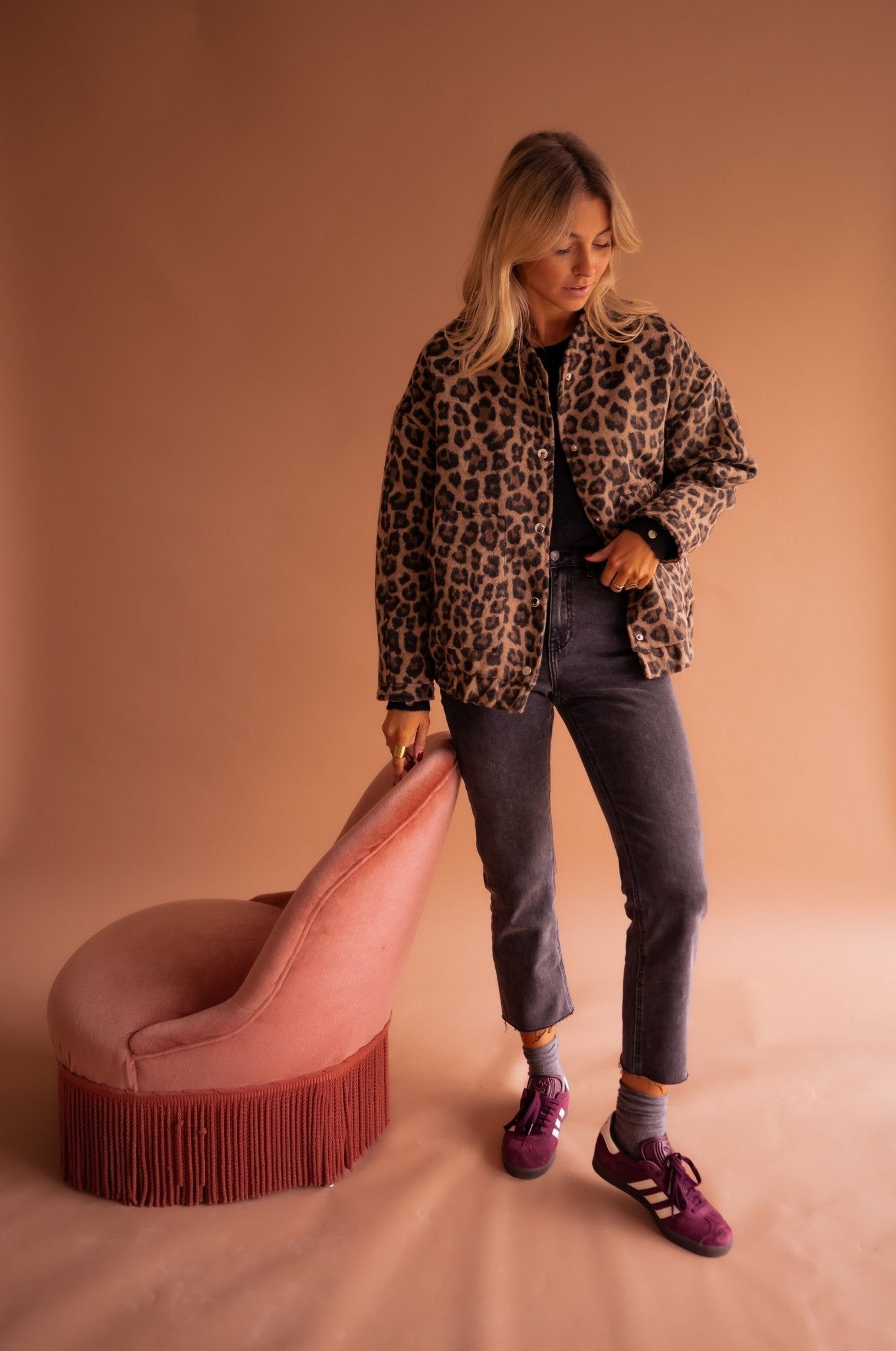 Luna™ | Veste Tendance à Imprimé Léopard