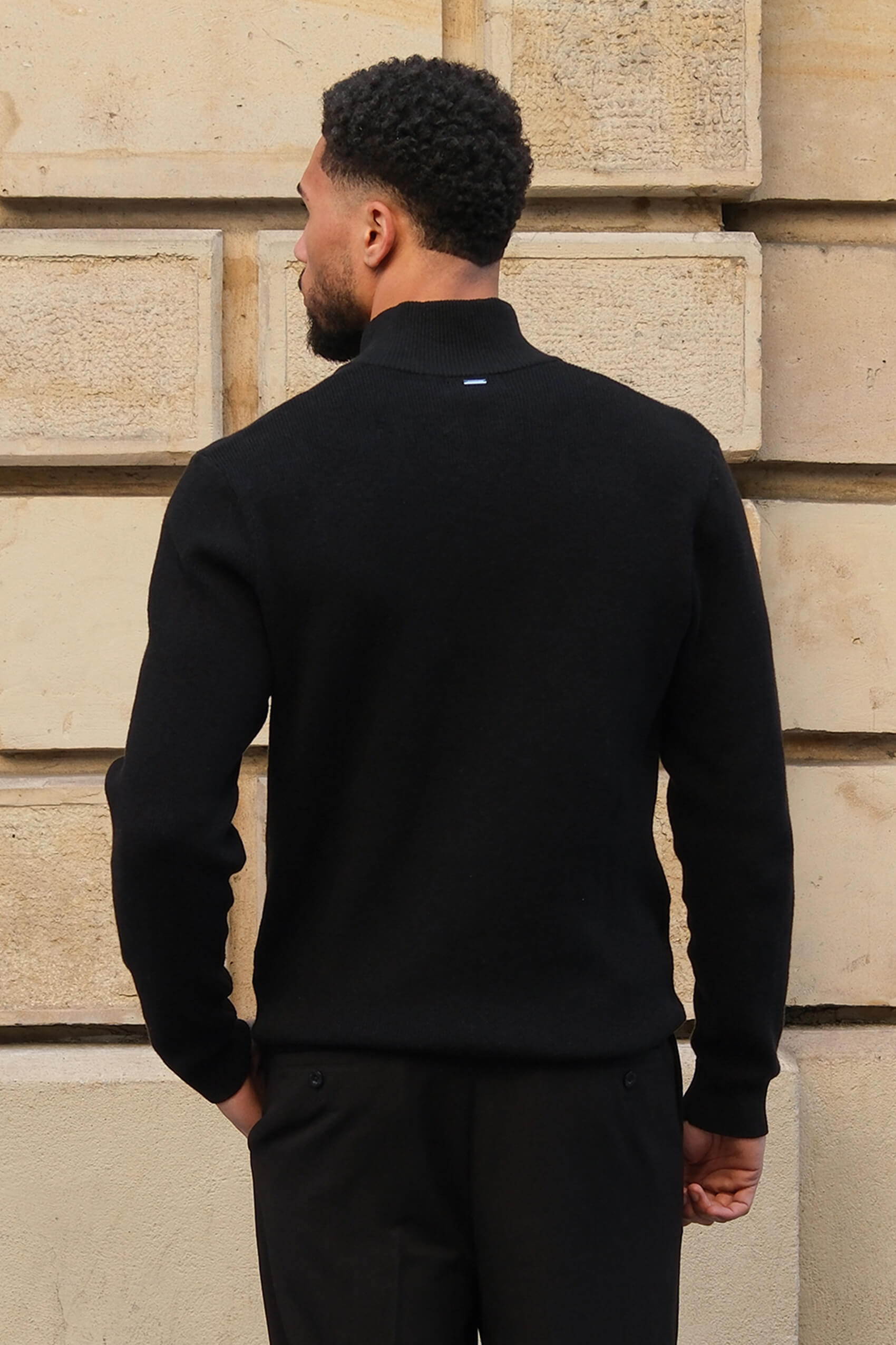 Armada demi-zip - Noir
