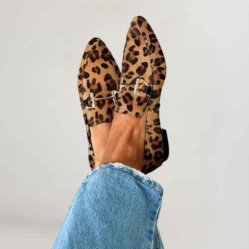 JUUL | MOCASSINS ELÉGANTS AVEC UN MOTIF ET DES TALONS SUBTILS
