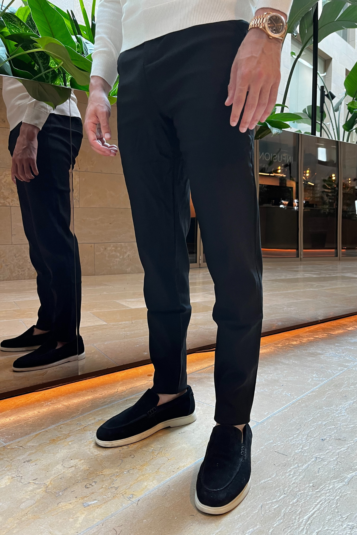 Pantalon extensible Viva - Noir
