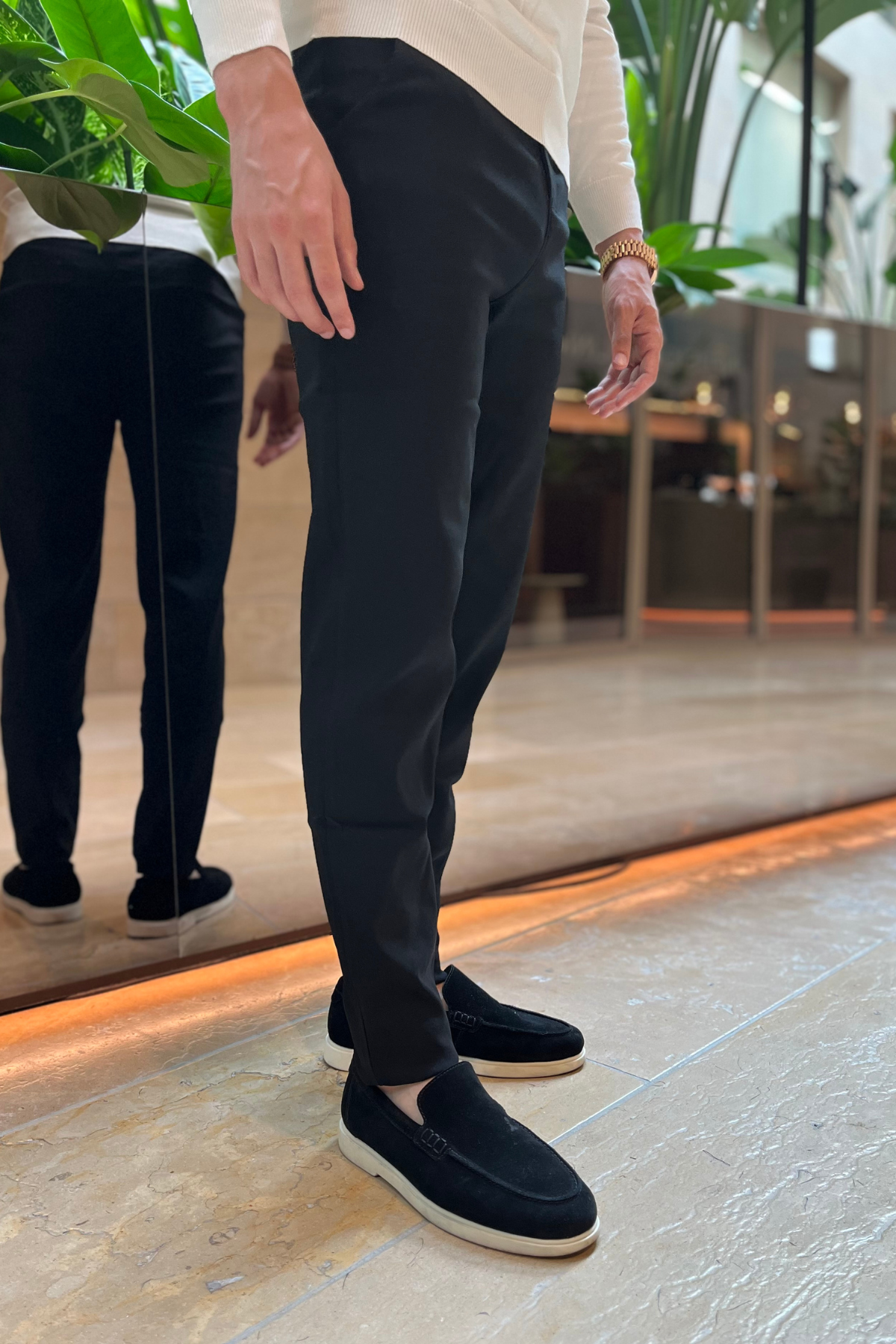 Pantalon extensible Viva - Noir