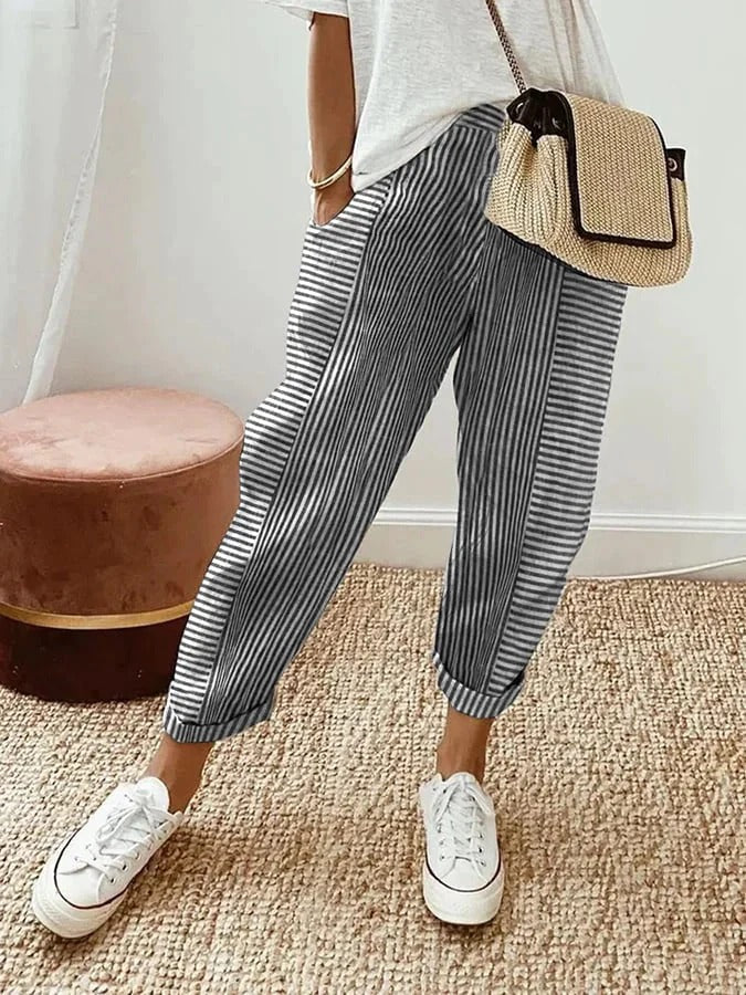 Dorothée | Pantalon en rayonne 