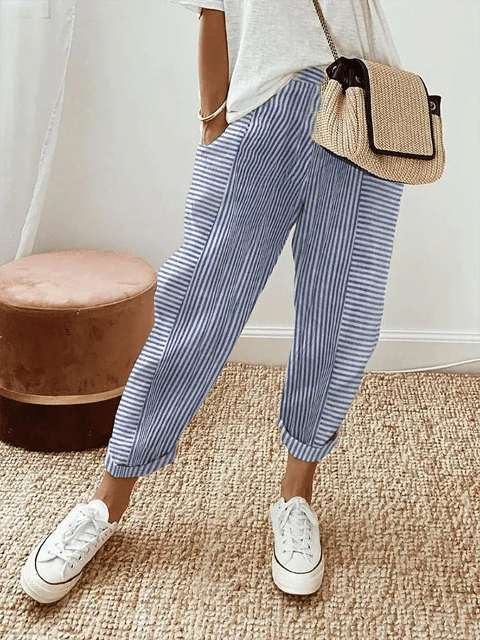 Dorothée | Pantalon en rayonne 