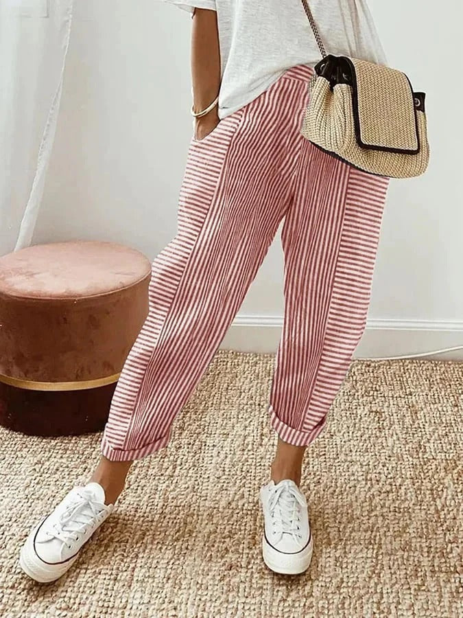 Dorothée | Pantalon en rayonne 